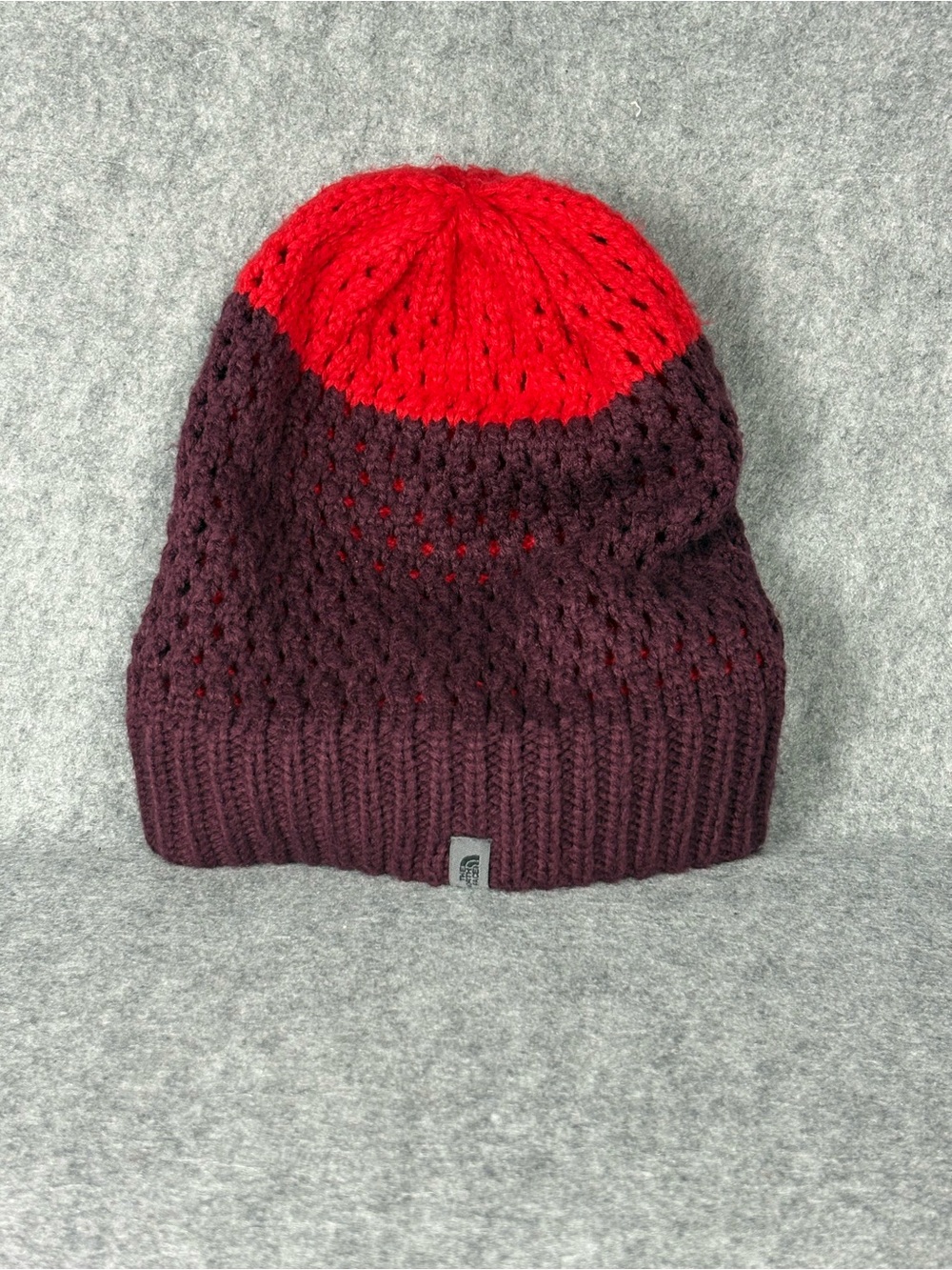 The North Face Red Burgundy Knit Beanie